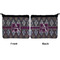 Knit Argyle Neoprene Coin Purse - Front & Back (APPROVAL)