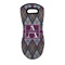 Knit Argyle Neoprene Oven Mitt - Single w/ Name and Initial