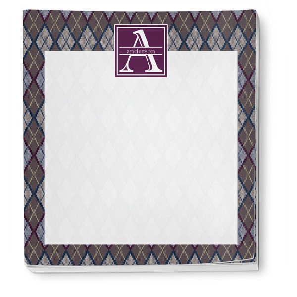 Knit Argyle Notepad - Apvl