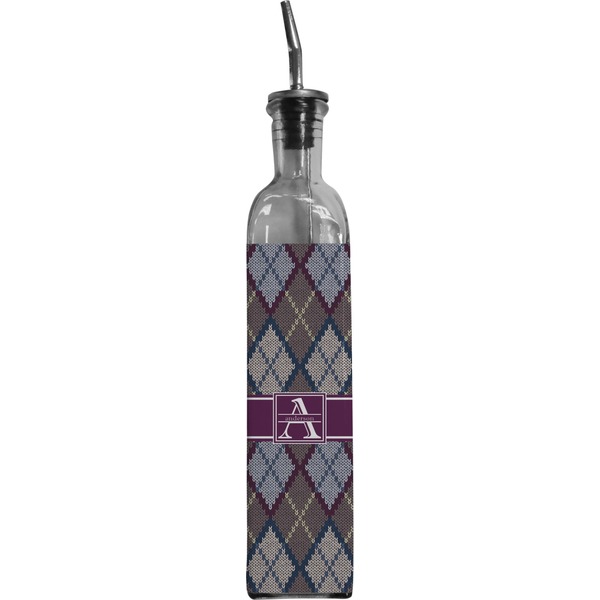 Custom Knit Argyle Oil Dispenser Bottle (Personalized)