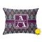 Knit Argyle Outdoor Throw Pillow (Rectangular - 12x16)