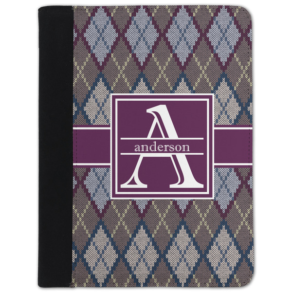 Custom Knit Argyle Padfolio Clipboard - Small (Personalized)