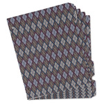 Knit Argyle Binder Tab Divider - Set of 5 (Personalized)