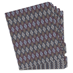 Knit Argyle Binder Tab Divider Set (Personalized)