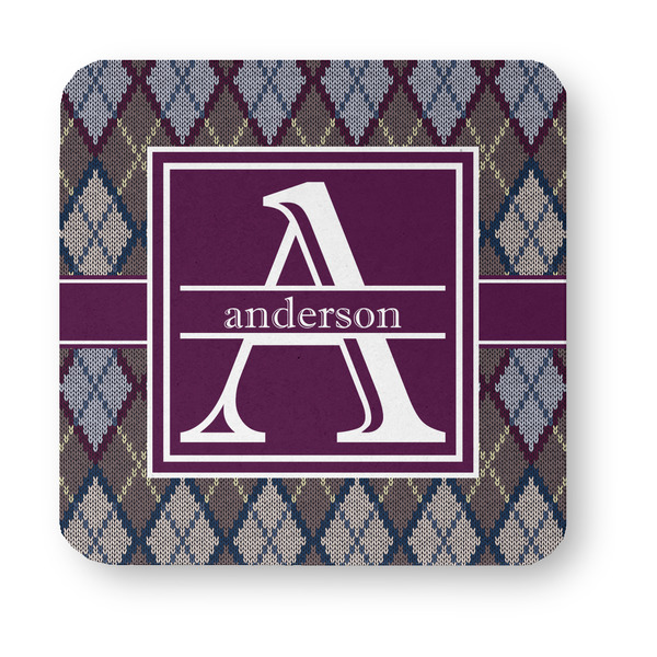 Knit Argyle Paper Coasters - Approval