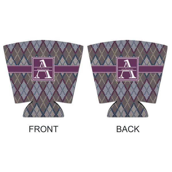 Knit Argyle Party Cup Sleeves - with bottom - APPROVAL