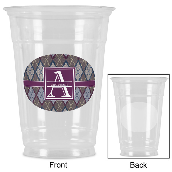 Knit Argyle Party Cups - 16oz - Approval