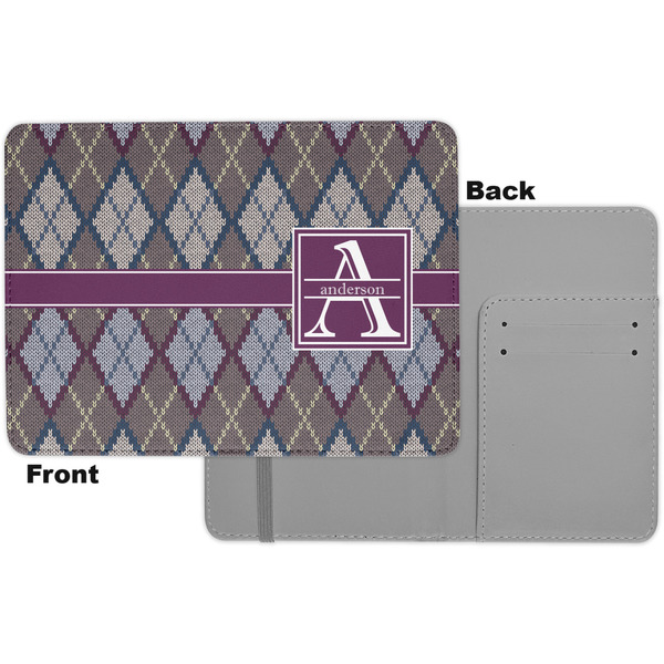 Knit Argyle Passport Holder - Apvl