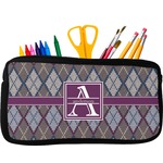 Knit Argyle Neoprene Pencil Case (Personalized)