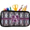 Knit Argyle Pencil / School Supplies Bags - Small