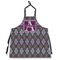 Knit Argyle Apron Without Pockets w/ Name and Initial