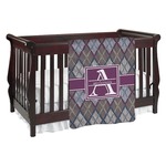 Knit Argyle Baby Blanket (Single Sided) (Personalized)