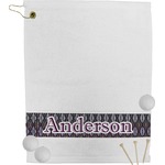 Knit Argyle Golf Bag Towel (Personalized)