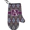 Knit Argyle Personalized Oven Mitt
