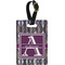 Knit Argyle Personalized Rectangular Luggage Tag