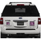 Knit Argyle Personalized Square Car Magnets on Ford Explorer