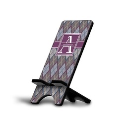 Knit Argyle Cell Phone Stand (Large) (Personalized)