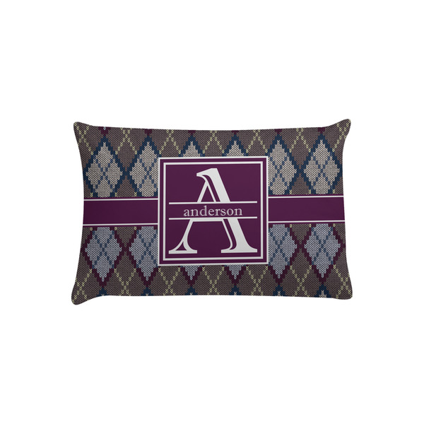 Custom Knit Argyle Pillow Case - Toddler (Personalized)