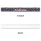 Knit Argyle Plastic Ruler - 12" - APPROVAL