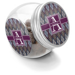 Knit Argyle Puppy Treat Jar (Personalized)