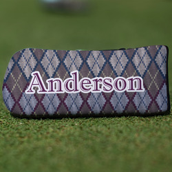 Knit Argyle Blade Putter Cover (Personalized)