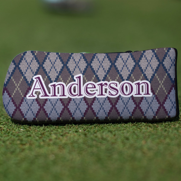 Custom Knit Argyle Blade Putter Cover (Personalized)