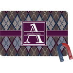 Knit Argyle Rectangular Fridge Magnet (Personalized)