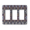 Knit Argyle Rocker Light Switch Covers - Triple - MAIN