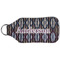 Knit Argyle Sanitizer Holder Keychain - Large (Back)