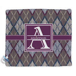 Knit Argyle Security Blanket - Single Sided (Personalized)