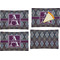 Knit Argyle Set of Rectangular Appetizer / Dessert Plates