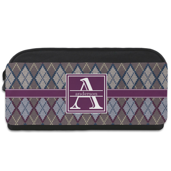Custom Knit Argyle Shoe Bag (Personalized)