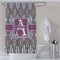 Knit Argyle Shower Curtain Lifestyle