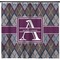 Knit Argyle Shower Curtain - Custom Size (Personalized)
