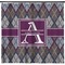 Knit Argyle Shower Curtain (Personalized)