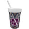Knit Argyle Sippy Cup with Straw (Personalized)