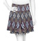 Knit Argyle Skater Skirt - Front