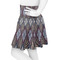 Knit Argyle Skater Skirt - Side