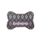 Knit Argyle Bone Shaped Dog Food Mat (Small) (Personalized)