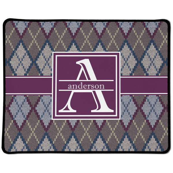 Custom Knit Argyle Large Gaming Mouse Pad - 12.5" x 10" (Personalized)