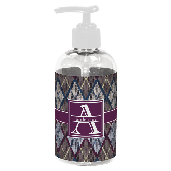 Knit Argyle Small Liquid Dispenser (8 oz) - White