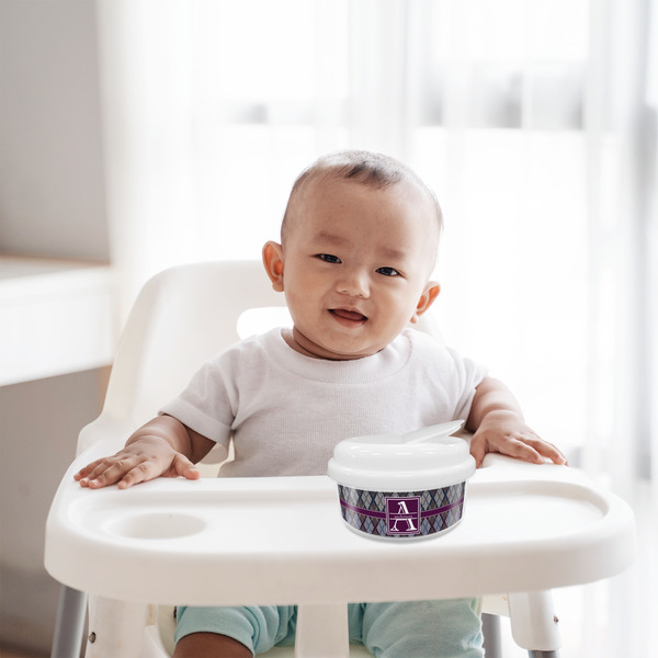 Knit Argyle Snack Container - LIFESTYLE