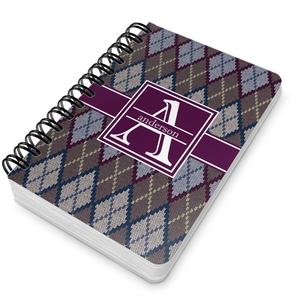 Knit Argyle Spiral Journal 5 x 7 - Main