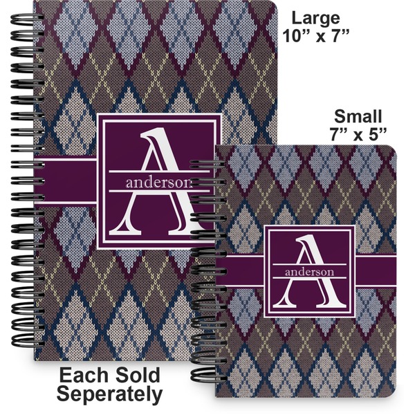 Knit Argyle Spiral Journal - Comparison