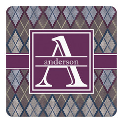 Knit Argyle Square Decal - Medium (Personalized)