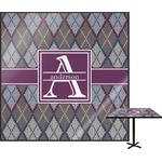 Knit Argyle Square Table Top (Personalized)