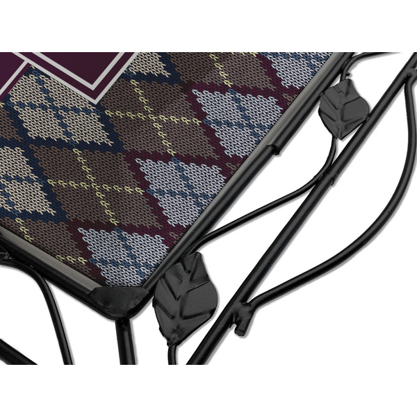 Knit Argyle Square Trivet - Detail