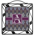 Knit Argyle Square Trivet (Personalized)