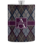 Knit Argyle Stainless Steel Flask (Personalized)