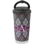 Knit Argyle Stainless Steel Coffee Tumbler (Personalized)